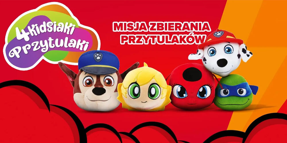 4kidsiaki przytulaki w Carrefour